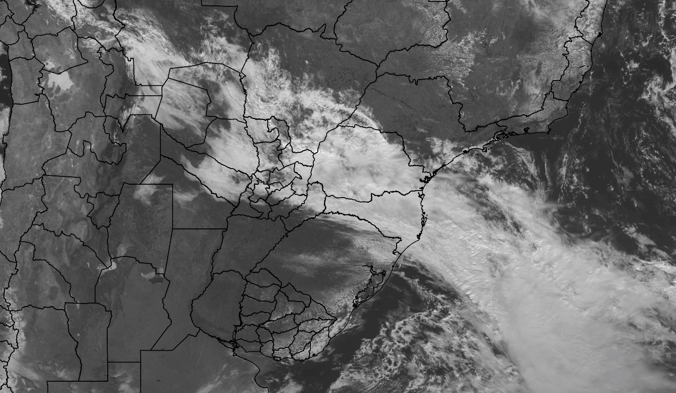 Frente Fria Avan A Do Sul Do Brasil Para S O Paulo E O Rio De Janeiro