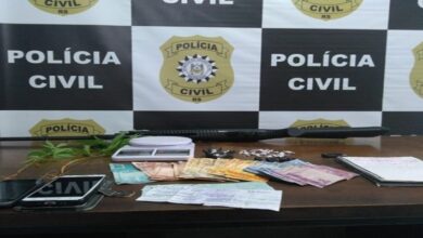 Casal é preso em flagrante por tráfico de drogas em Machadinho   RS Agora