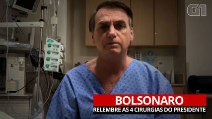 VÍDEO: as quatro cirurgias que Jair Bolsonaro fez desde 2018