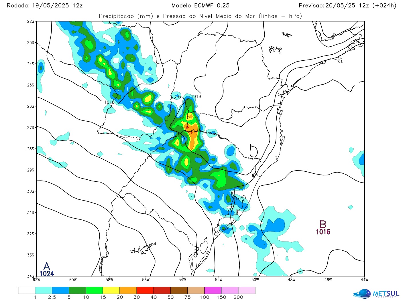 Mapa de chuva do modelo ECMWF Mapa de chuva do modelo ECMWF