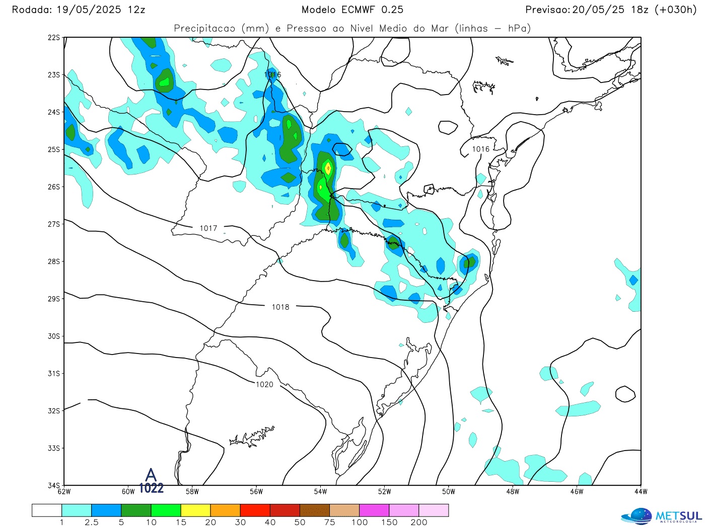 Mapa de chuva do modelo ECMWF Mapa de chuva do modelo ECMWF